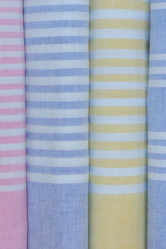 APCO Handloom (A Andhra Pradesh Govt Emporium)- Pure Handloom Chengai Cotton Towels | CTL0017 (Set of 4) - Sarees | Buy online on ZillyBuy