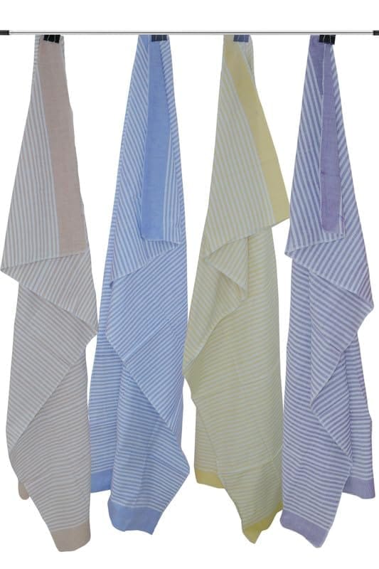 APCO Handloom (A Andhra Pradesh Govt Emporium)- Pure Handloom Chengai Cotton Towels | CTL0014 (Set of 4) - Sarees | Buy online on ZillyBuy