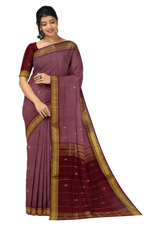 APCO Handloom (A Andhra Pradesh Govt Emporium)- Women's Traditional Pure Handloom Bandar (Polavaram) Cotton Saree | BCS0067 - Sarees | Buy online on ZillyBuy