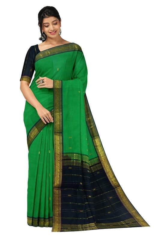 APCO Handloom (A Andhra Pradesh Govt Emporium)- Women's Traditional Pure Handloom Bandar (Polavaram) Cotton Saree | BCS0066 - Sarees | Buy online on ZillyBuy