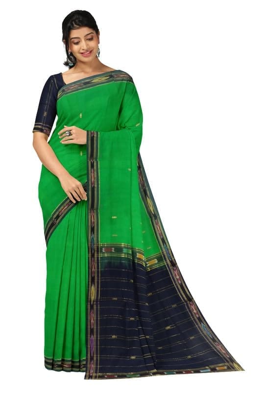 APCO Handloom (A Andhra Pradesh Govt Emporium)- Women's Traditional Pure Handloom Bandar (Polavaram) Cotton Saree | BCS0058 - Sarees | Buy online on ZillyBuy