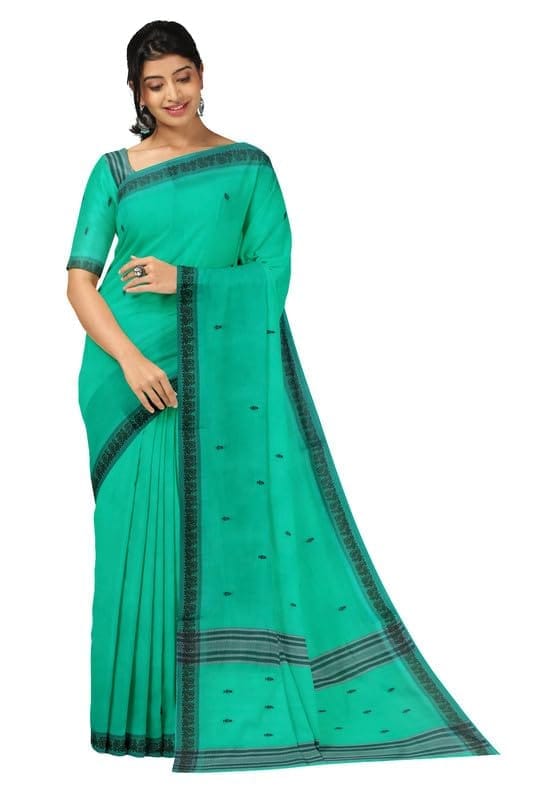 APCO Handloom (A Andhra Pradesh Govt Emporium)- Women's Traditional Pure Handloom Bandar (Polavaram) Cotton Saree | BCS0034 - Sarees | Buy online on ZillyBuy