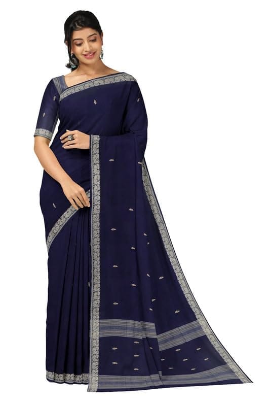 APCO Handloom (A Andhra Pradesh Govt Emporium)- Women's Traditional Pure Handloom Bandar (Polavaram) Cotton Saree | BCS0033 - Sarees | Buy online on ZillyBuy
