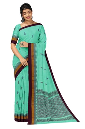 APCO Handloom (A Andhra Pradesh Govt Emporium)- Women's Traditional Pure Handloom Rajahmundry/Angara Cotton Saree | ACS0048