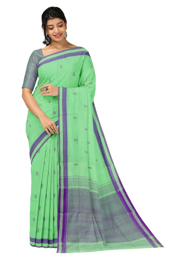 APCO Handloom (A Andhra Pradesh Govt Emporium)- Women's Traditional Pure Handloom Rajahmundry/Angara Cotton Saree | ACS0040 - Sarees | Buy online on ZillyBuy
