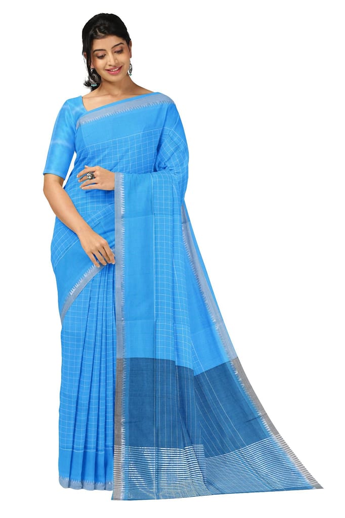 APCO Handloom (A Andhra Pradesh Govt Emporium)- Women's Traditional Pure Handloom Rajahmundry/Angara Cotton Saree | ACS0031 - Sarees | Buy online on ZillyBuy