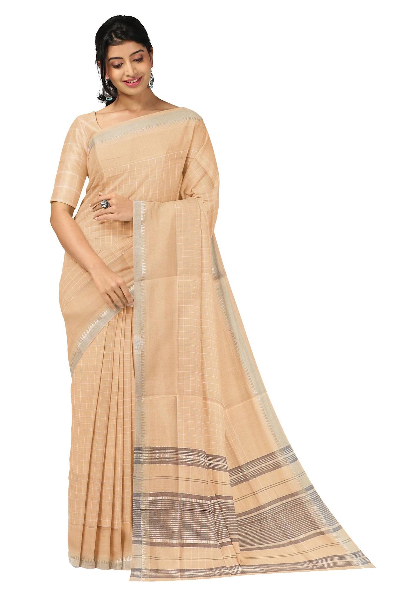 APCO Handloom (A Andhra Pradesh Govt Emporium)- Women's Traditional Pure Handloom Rajahmundry/Angara Cotton Saree | ACS0026
