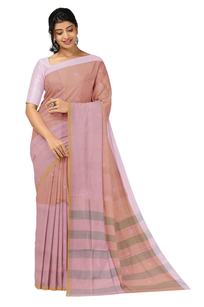APCO Handloom (A Andhra Pradesh Govt Emporium)- Women's Traditional Pure Handloom Rajahmundry/Angara Cotton Saree | ACS0009 - Sarees | Buy online on ZillyBuy