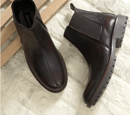 Warnex Chelsea Boot High Quality Italian Genuine Leather Boots Boots For Women (Brown , 7)