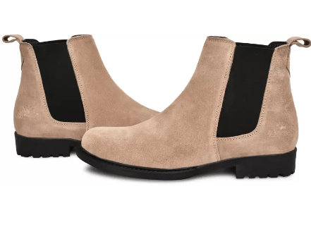 Warnex Chelsea Boot High Quality Italian Suede Leather Boots, Shoes Boots For Men (Beige , 7)
