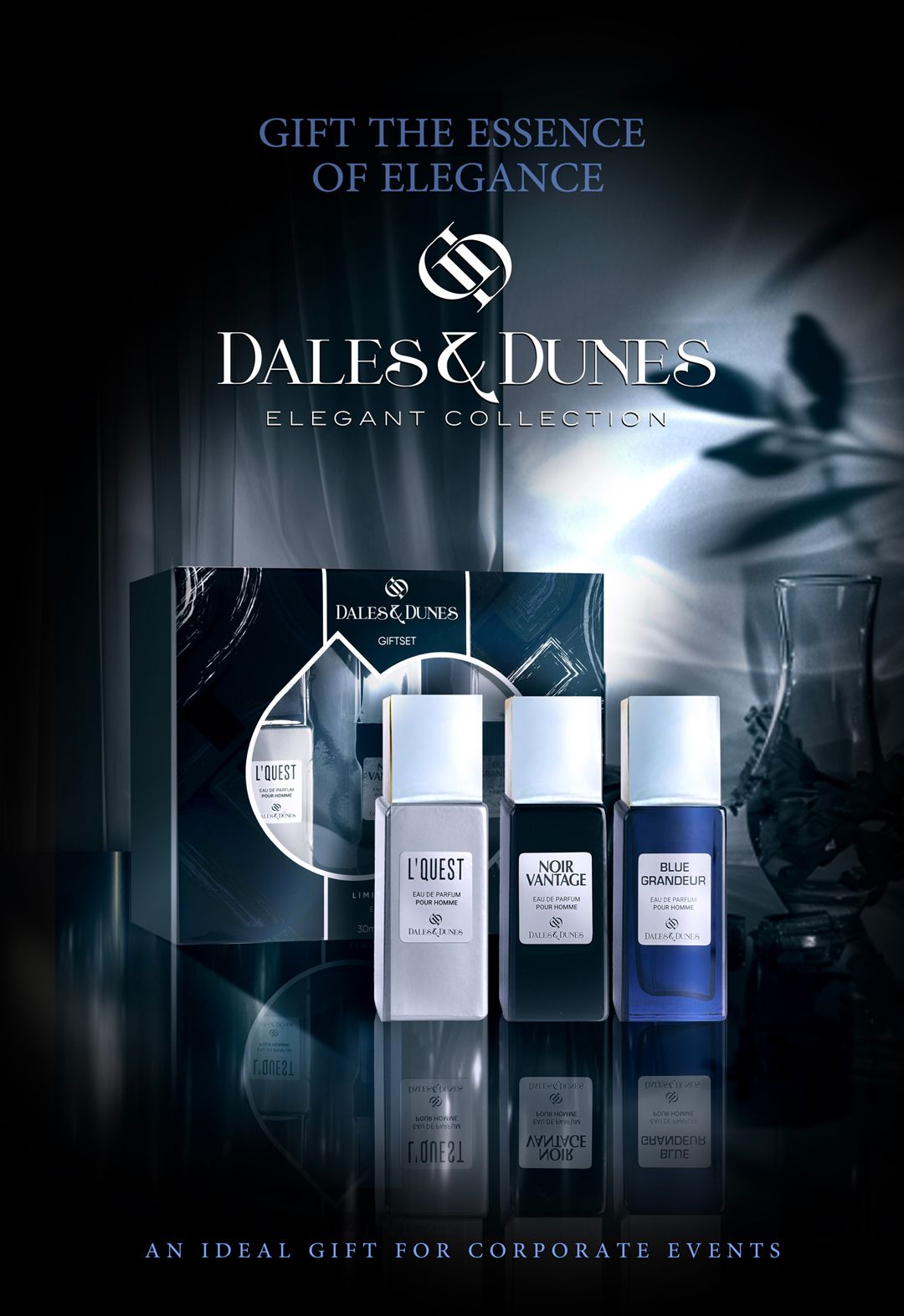 Dales & Dunes - Elegant Collection Gift Set for Men ( 3 x 30 ML ) EDP