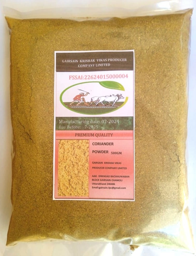 Natural Pahadi Coriander Powder - 500gm