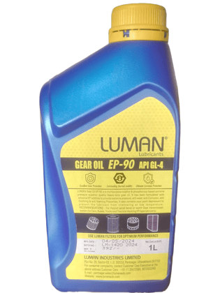  Luman Gear Oil EP-90 API GL-4 1L
