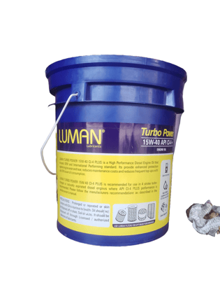 Luman Turbo Power 15W-40 API CI-4+ Engine Oil - 7.5L  207Di ,  XNONE  , YODHA