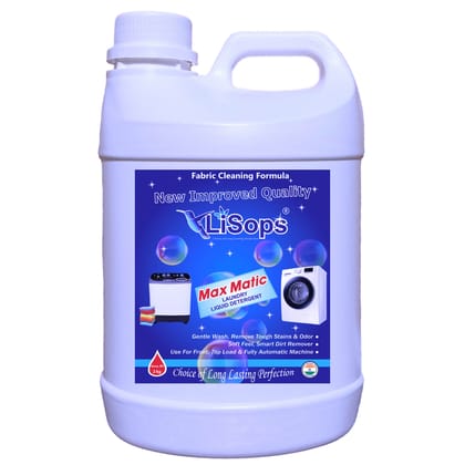 LiSops Max Matic Multi-Fragrance Liquid Detergent 2 Litre
