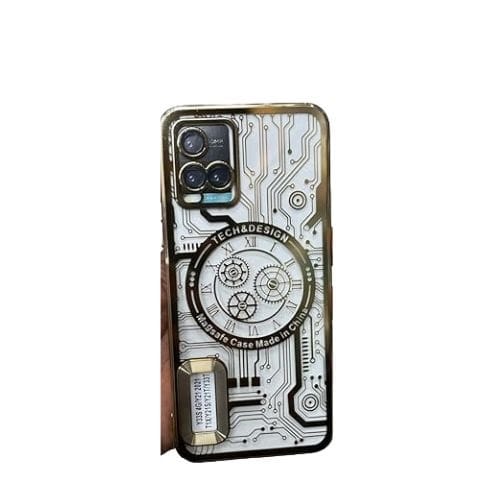 Magical Case CD Clock Printed Back Cover For Oppo A57 4g (gold)
