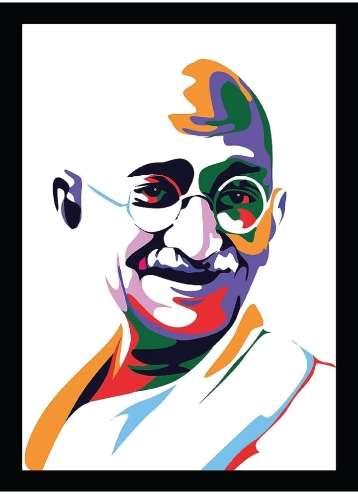  Mahatma Gandhi Pop Art Portrait