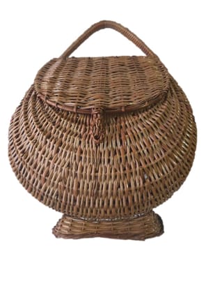 Bamboo cane basket