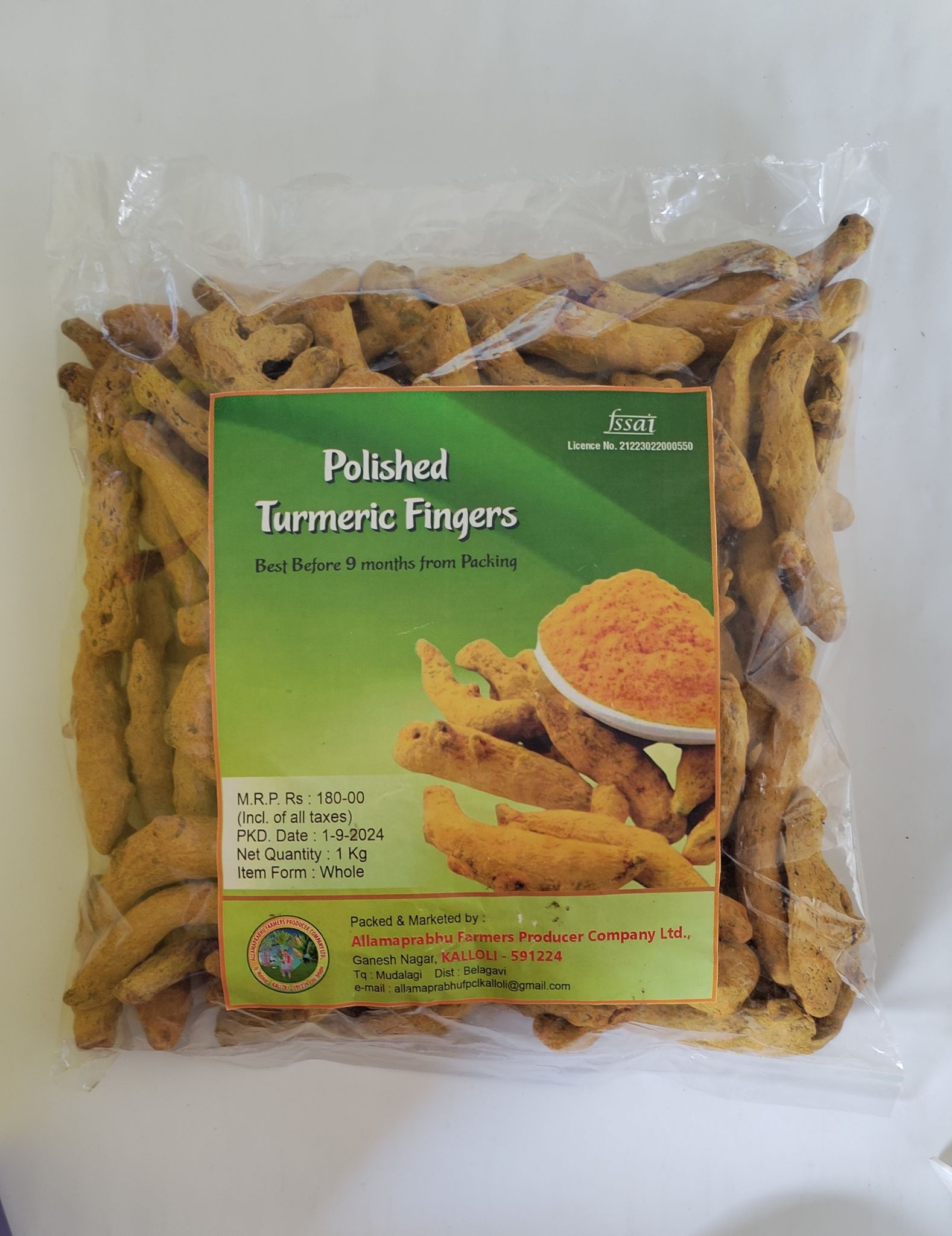 Polished Haldi Fingers