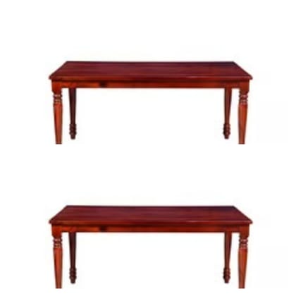 MEGHWANSH HENDICARFT Wooden Six Seater Dinning Table for Kitchen & Dining Room | Restaurant [Table pack of 2]