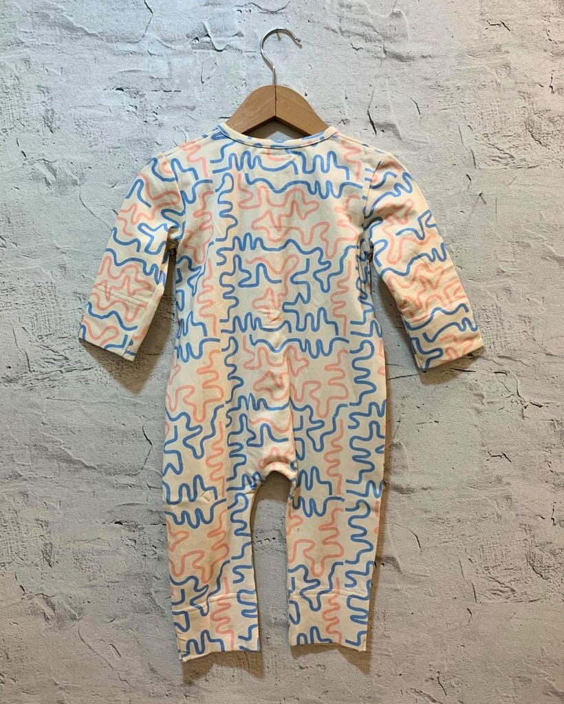 Scribble Scrubble Baby Dungarees