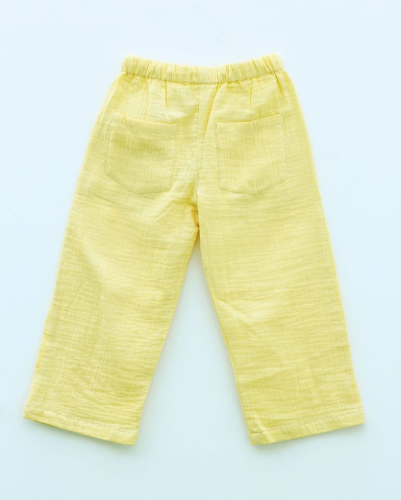 High-Rise Muddy Pants