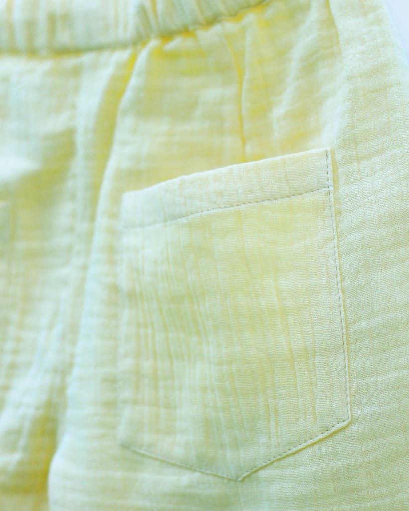 High-Rise Muddy Pants