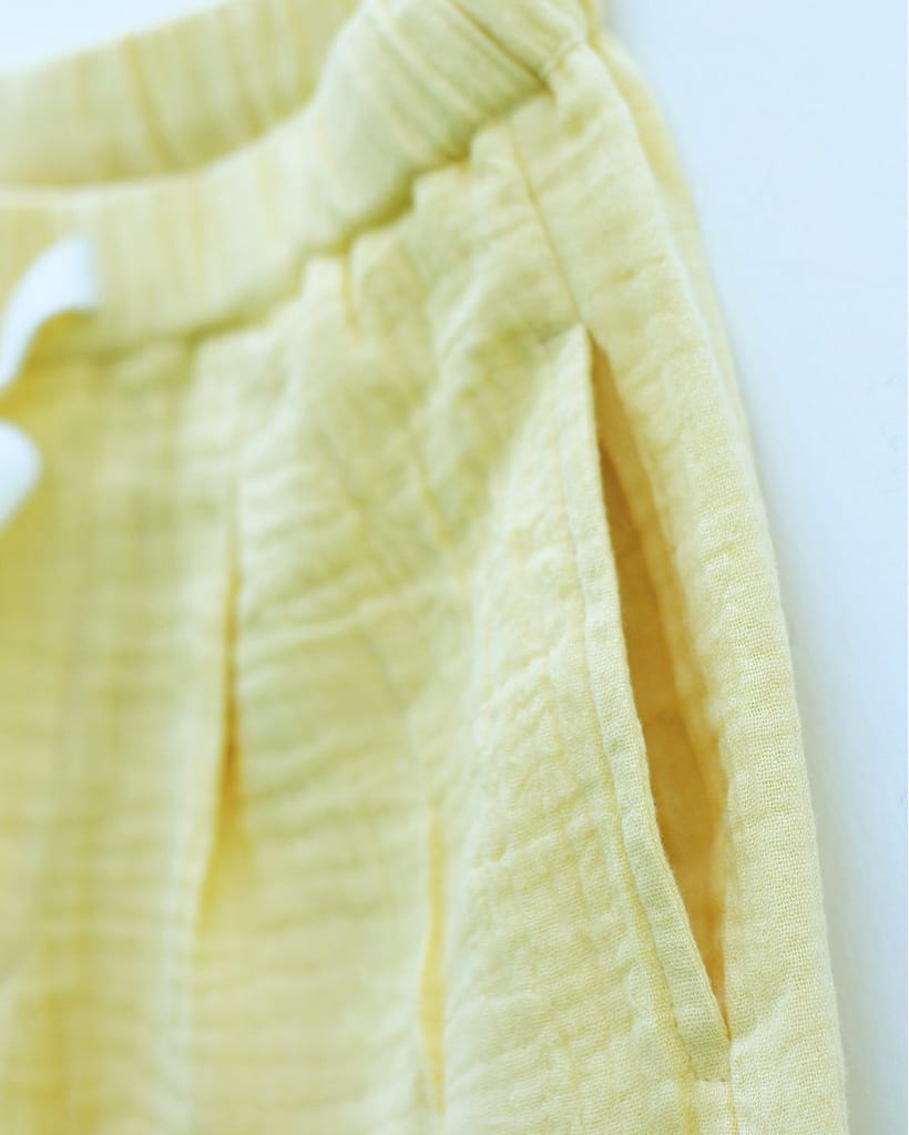 High-Rise Muddy Pants