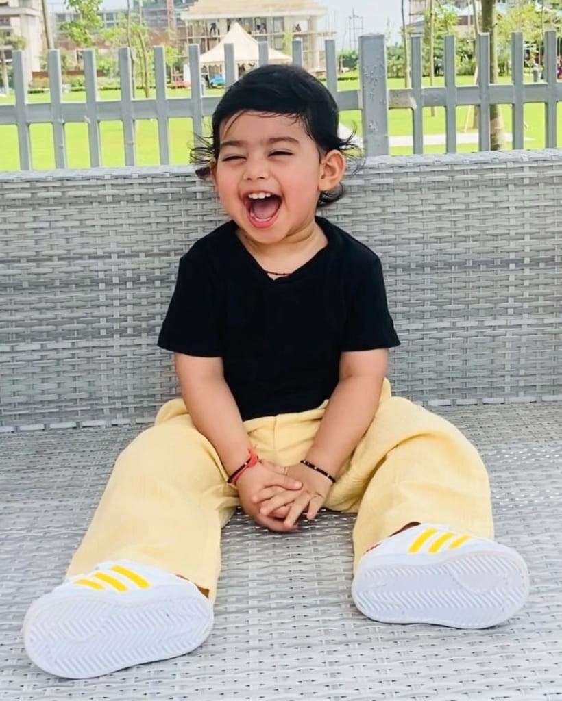 High-Rise Muddy Pants