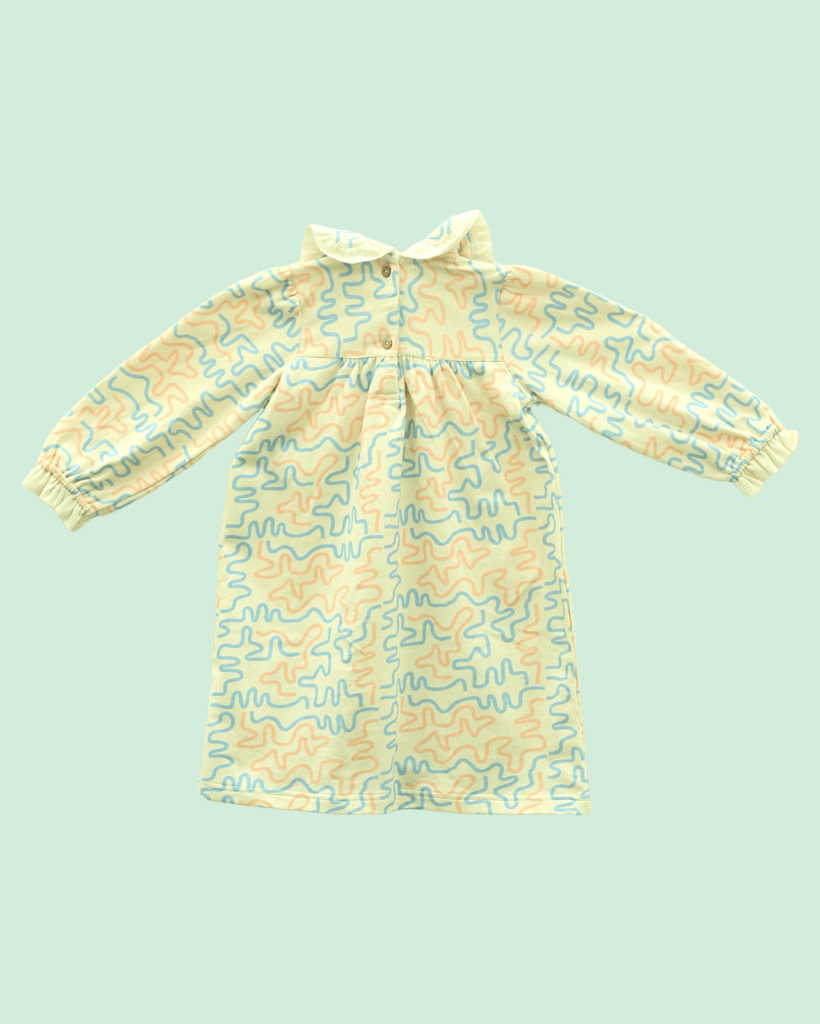 Playful Scribble Shift Dress