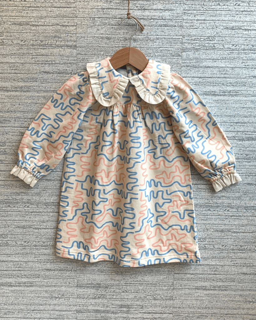 Playful Scribble Shift Dress