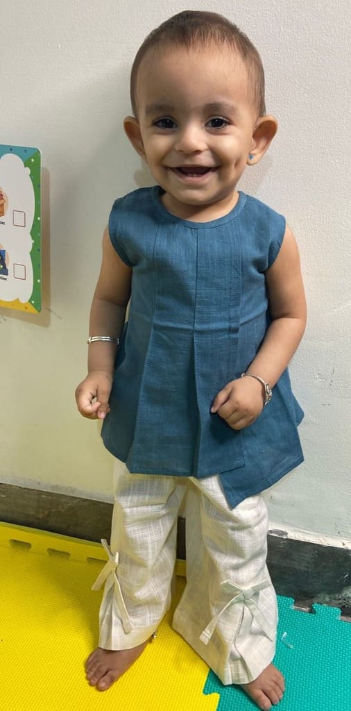 Daisy White Bow Pants