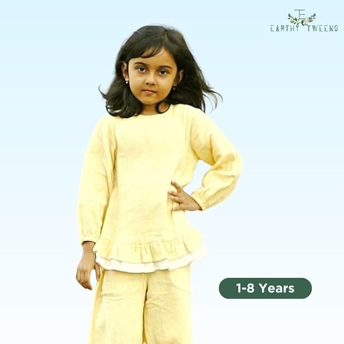 Solid Buff Blouson Top