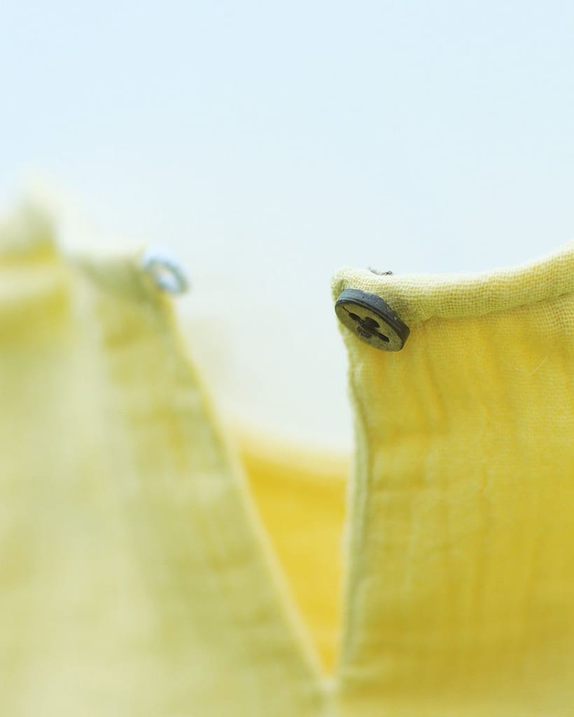 Solid Buff Blouson Top