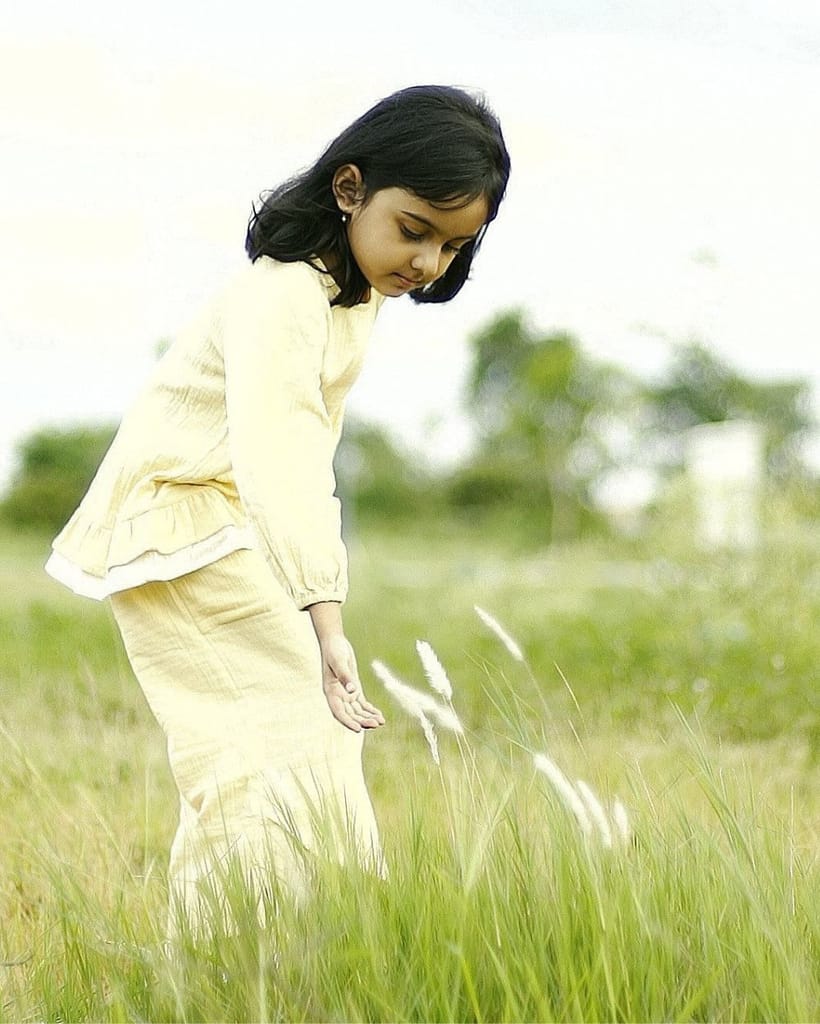 Solid Buff Blouson Top