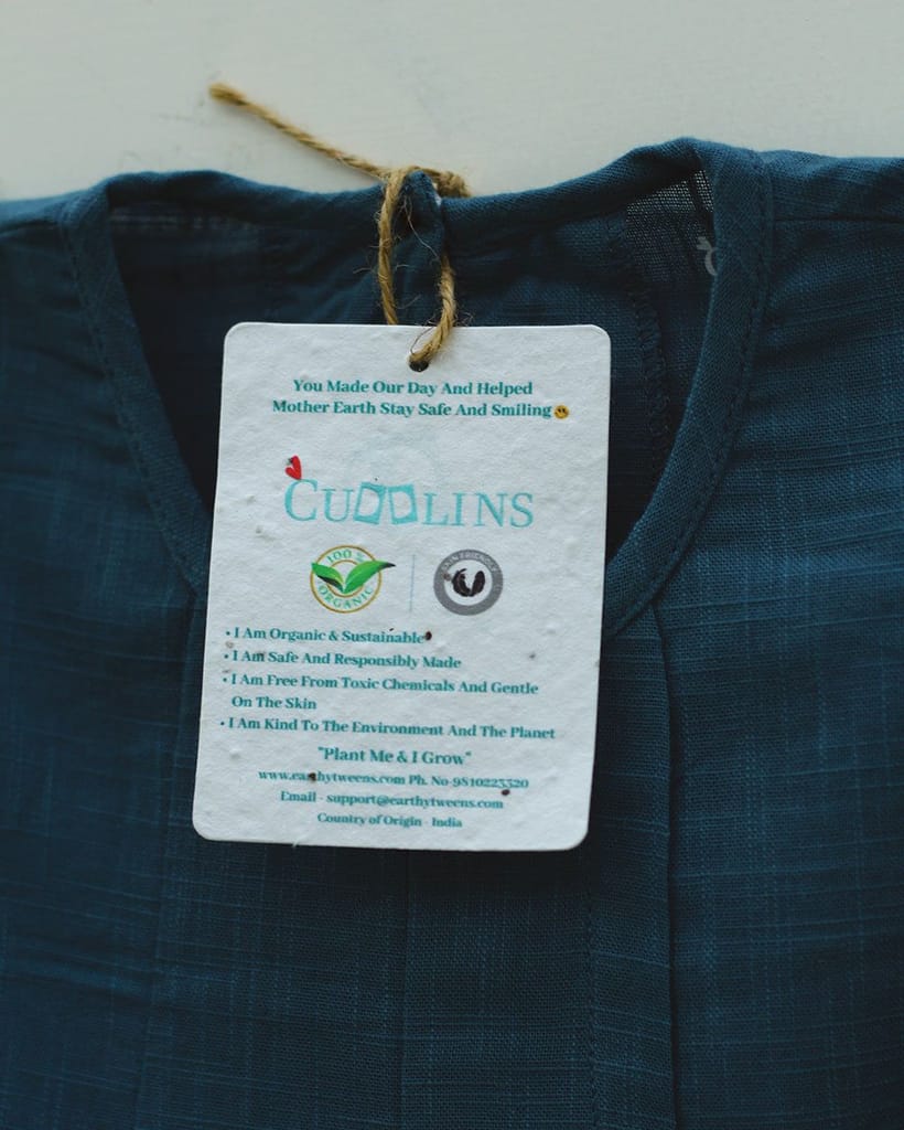 Berry Blue Asymmetrical Top