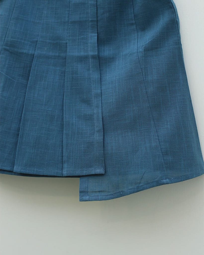 Berry Blue Asymmetrical Top