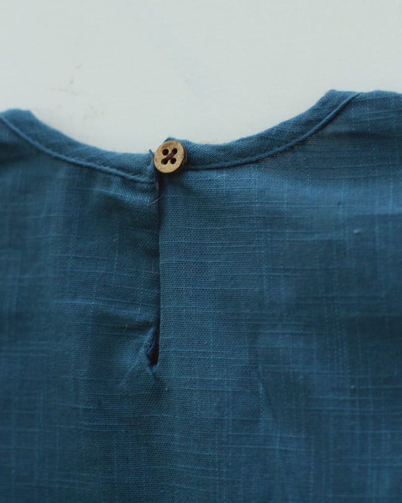 Berry Blue Asymmetrical Top