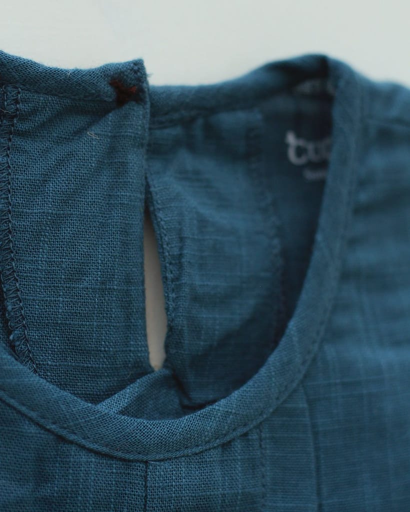 Berry Blue Asymmetrical Top