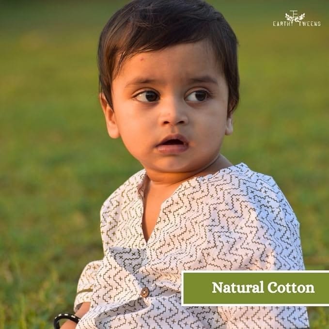 Geometric Top & Green Shorts Baby Set