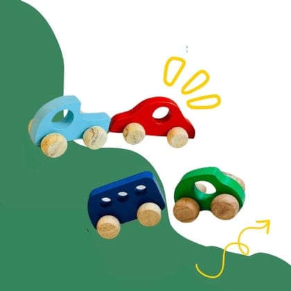 Timber town Racing Cars (Set Of 4)