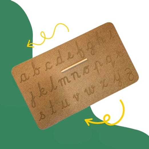 Store Cursive English Cursive Alphabets Tracing Board