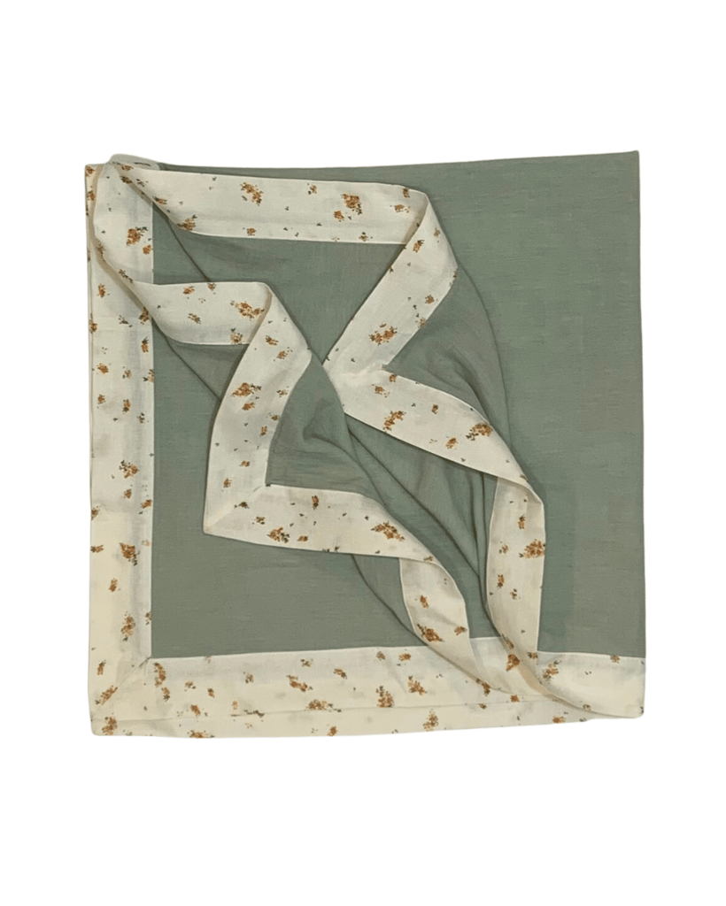 Newborn Baby Gift Box for Baby Girls (Set of 6) | Green Patchwork | Ideal for 0-12months