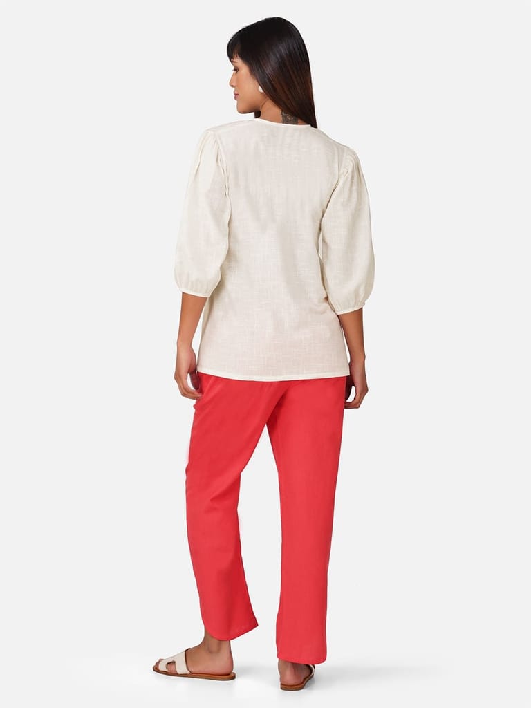 Casual Solid Co-ord Set for Women