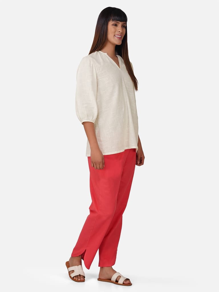 Casual Solid Co-ord Set for Women