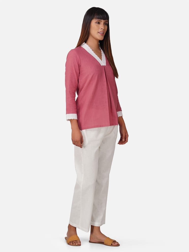 High Low Laced Women Co-ord Set