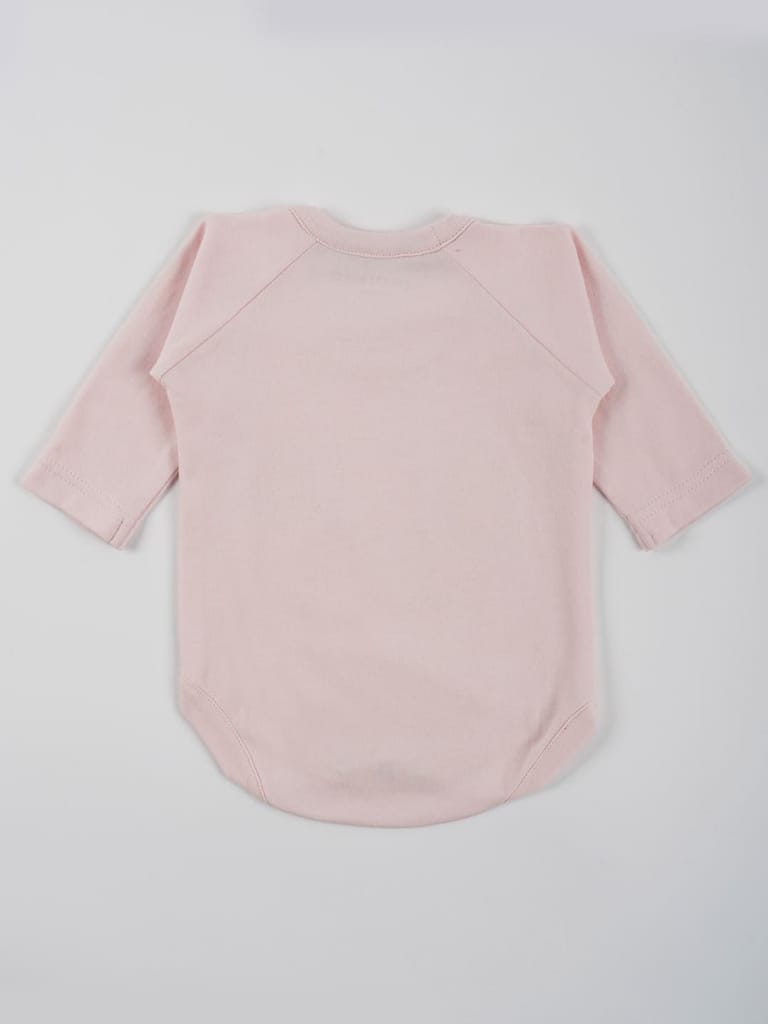 Pastel Pink Cotton Jersey Onesie