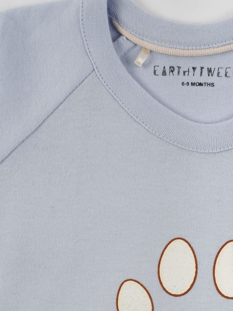 Heather Colored Cotton Jersey Onesie