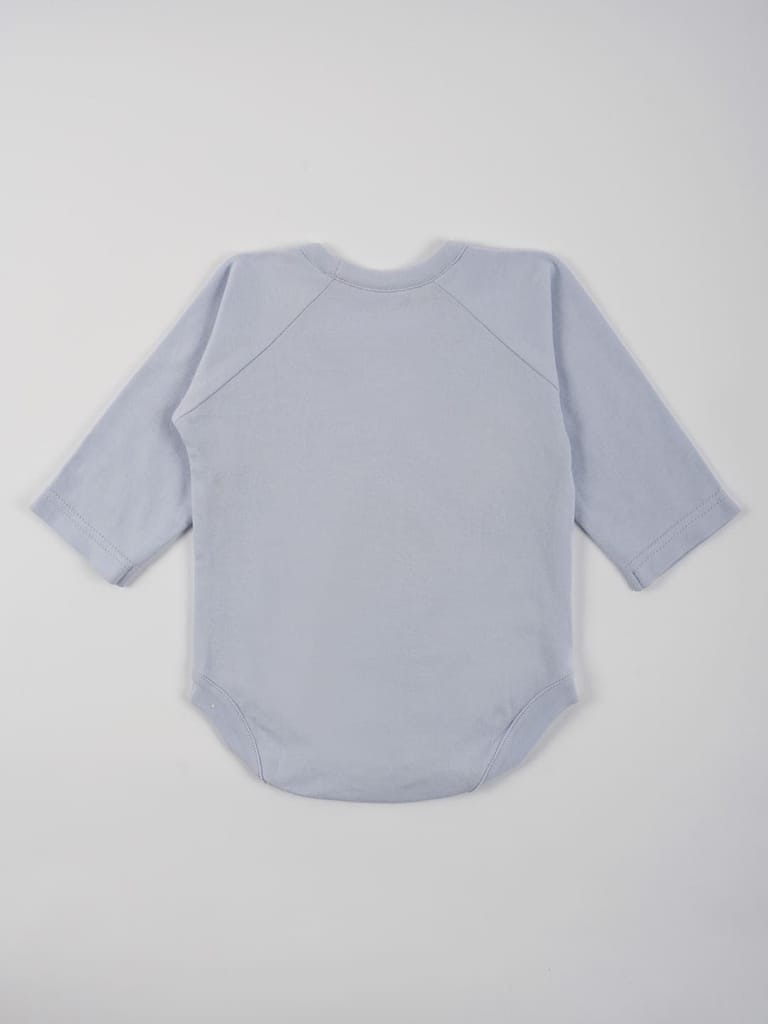 Heather Colored Cotton Jersey Onesie