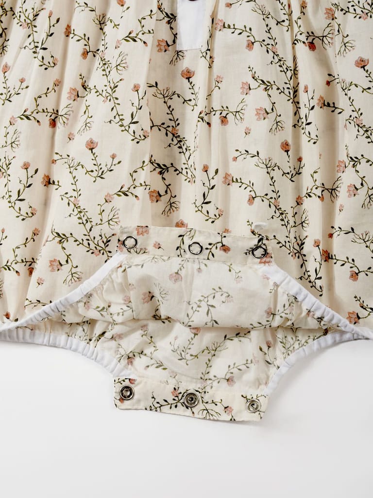 Baby Girl Onesie - Floral Print